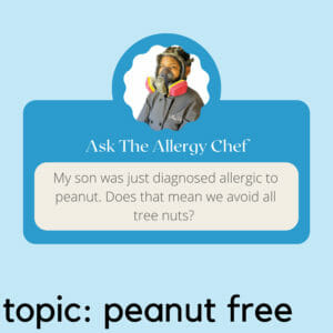 Ask The Allergy Chef: Peanuts and Tree Nuts