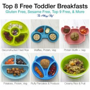 Egg Free Toddler Breakfast Ideas (Gluten Free, Top 9 Free)