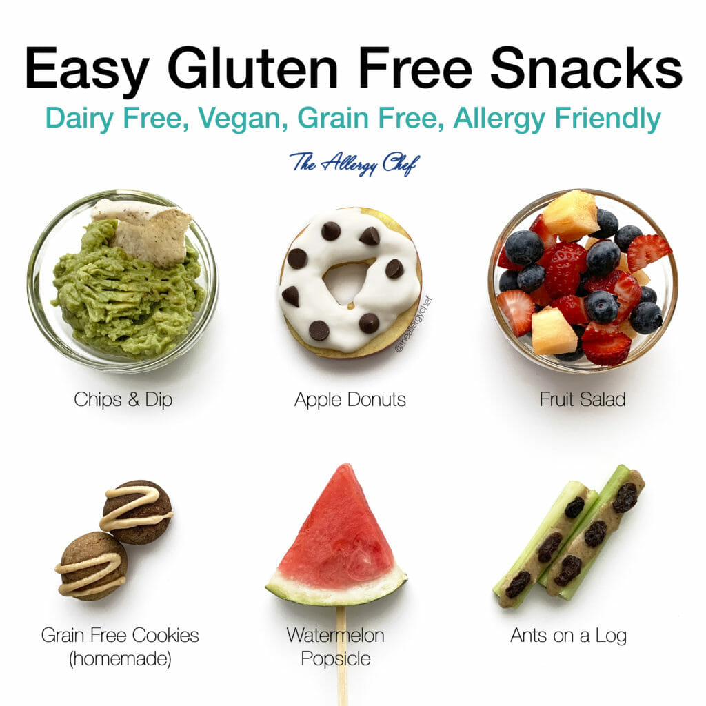 Easy Gluten Free, Dairy Free, Allergy Friendly Snacks