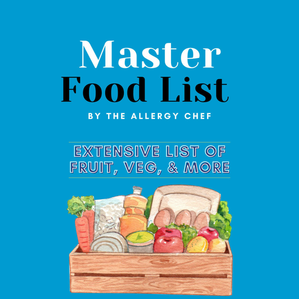 The Master Food List, More Than 600 Ingredients to Cook and Bake With