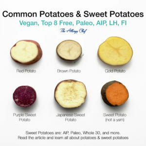 Common Potato and Sweet Potato Varieties