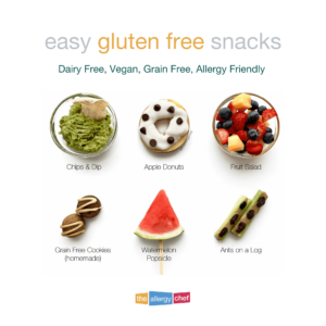 Easy Gluten Free, Dairy Free, Allergy Friendly Snacks