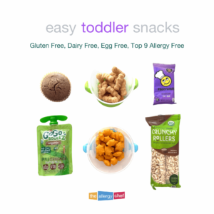Easy Gluten Free, Dairy Free Toddler Snacks