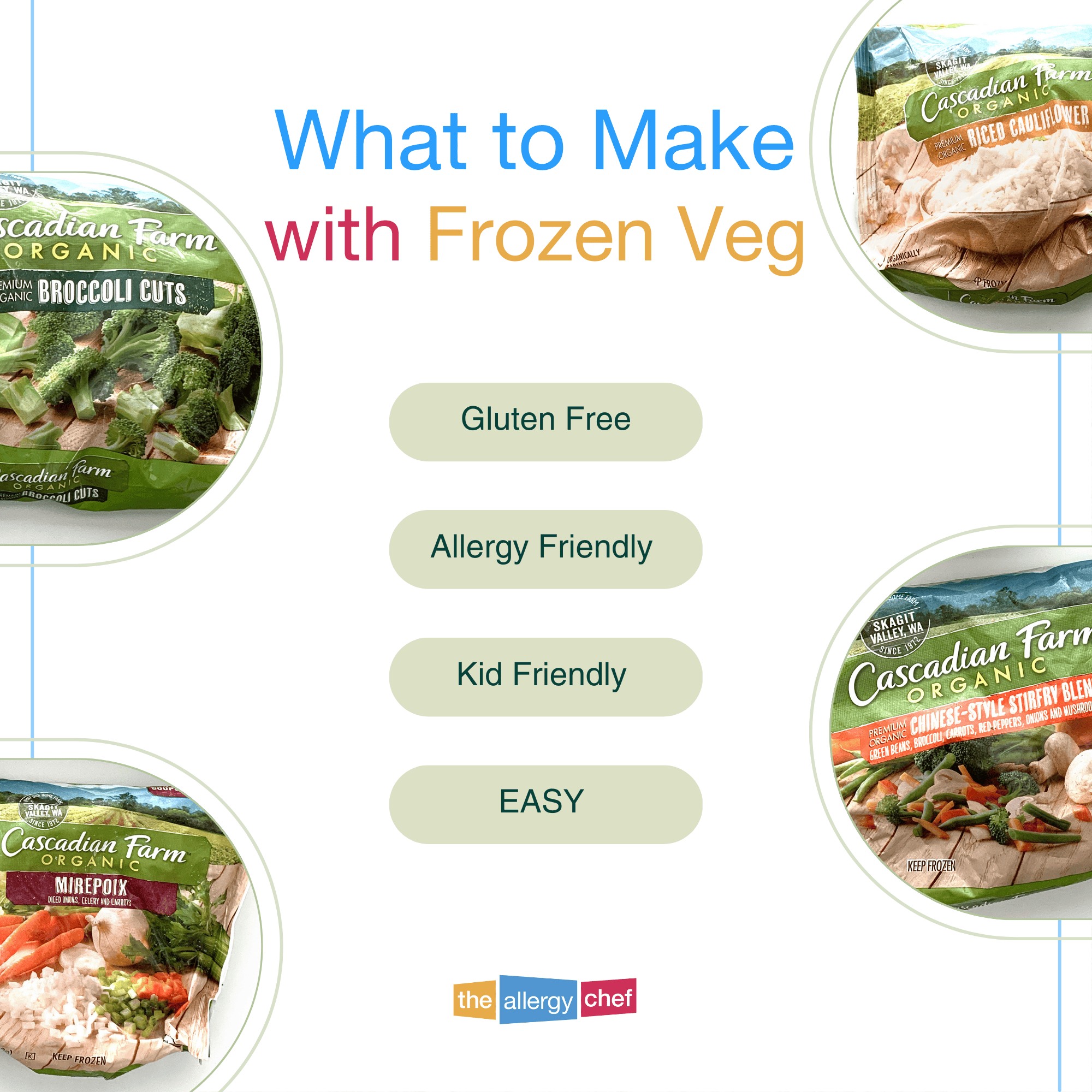 Easy Meals Frozen Vegetables Gluten Free, Allergy Friendly