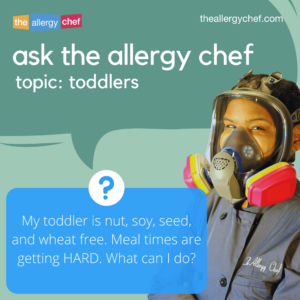Ask The Allergy Chef: Meal Times are Getting Hard
