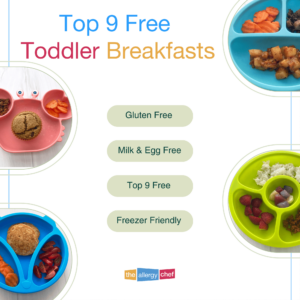 Egg Free Toddler Breakfast Ideas (Gluten Free, Top 9 Free)