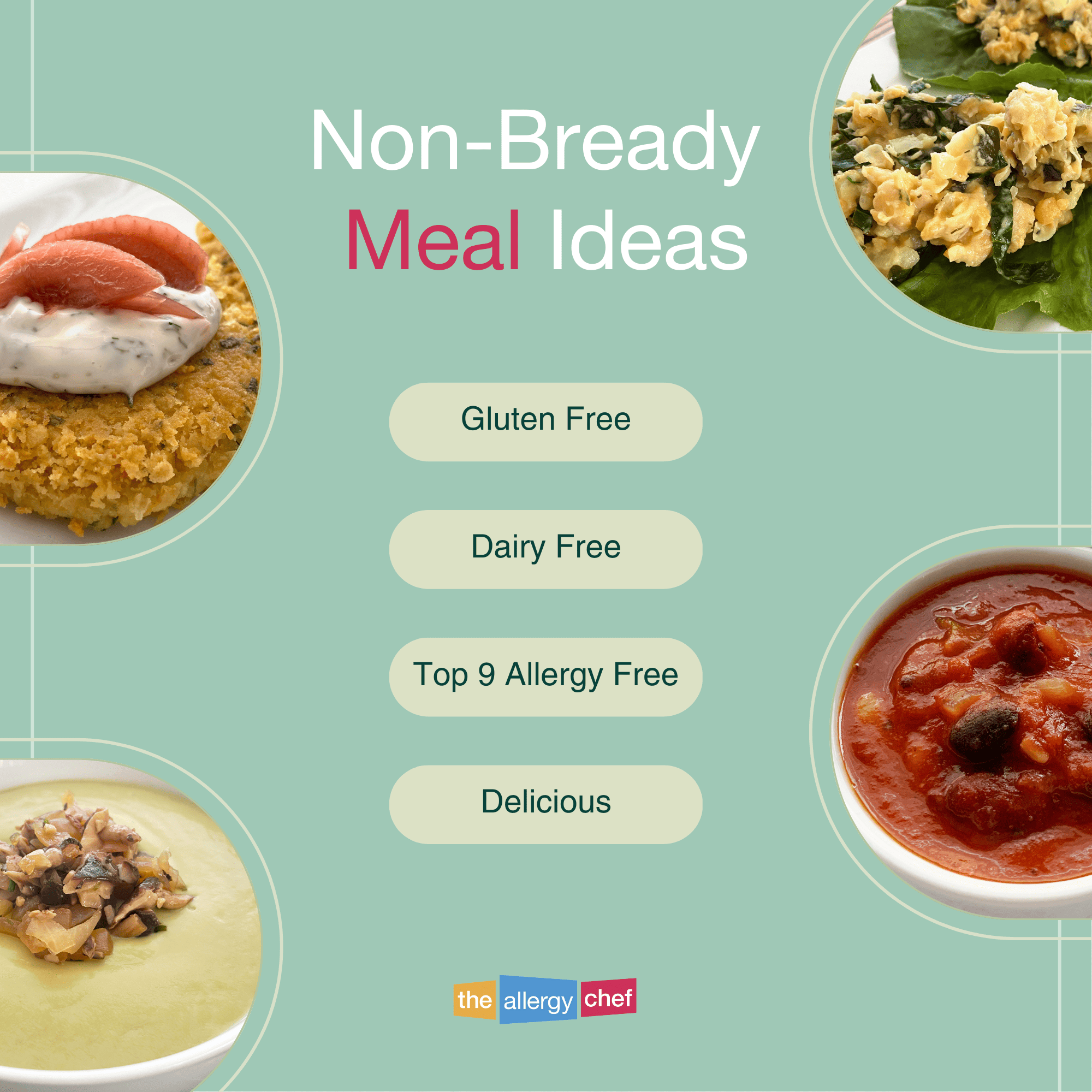 Non bready gluten free meal ideas allergy friendly 