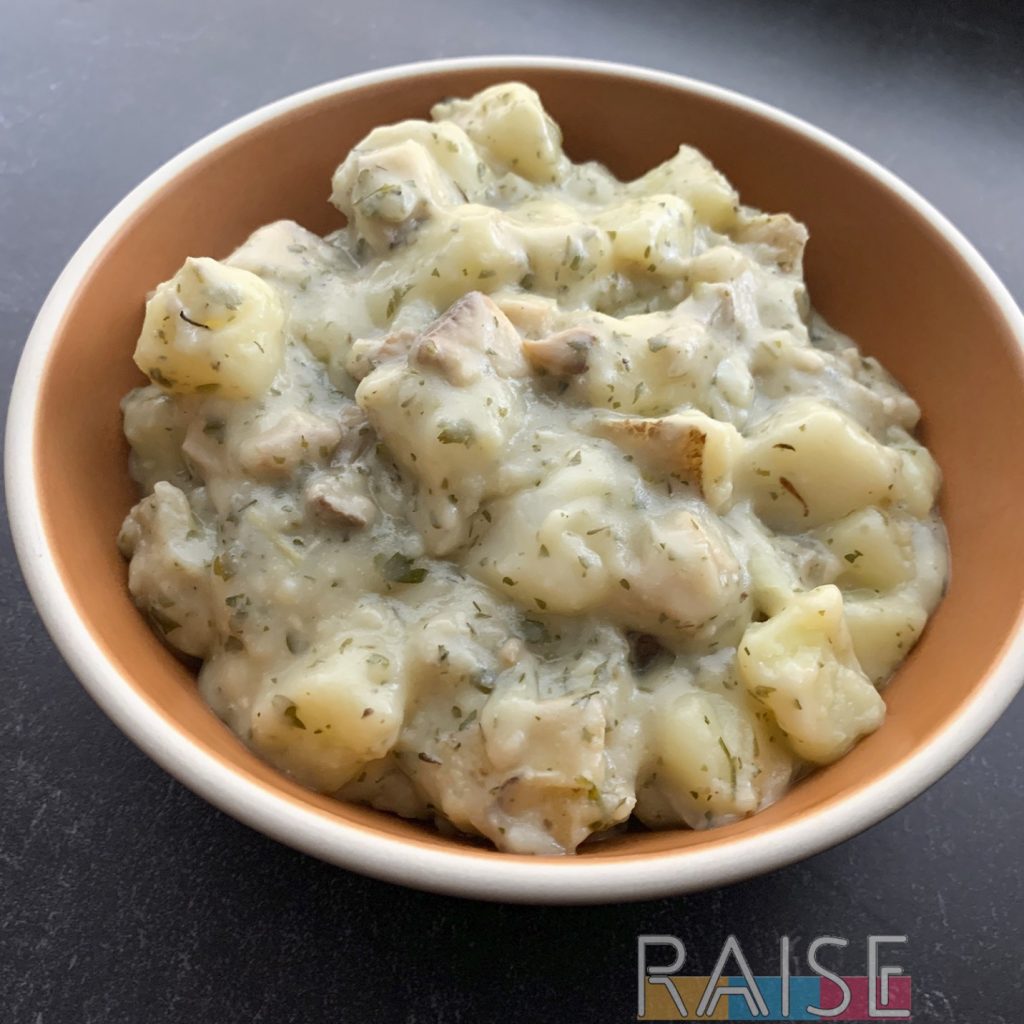 Creamy Dairy Free Potato and Mushroom Vegan Chowder Recipe by The Allergy Chef (Gluten Free, Top 9 Free)