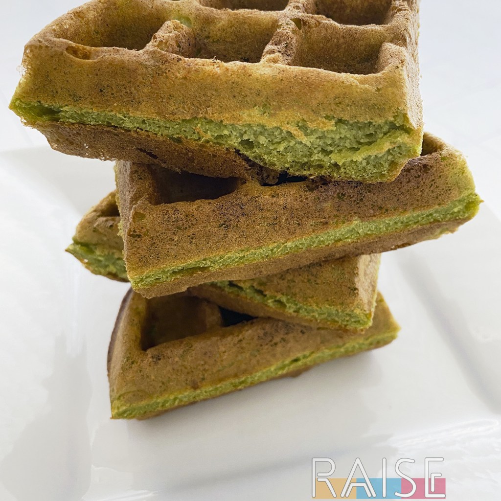 Easy Blender Spinach Waffles Recipe by The Allergy Chef (Gluten Free, Vegan, Top 9 Allergy Free)