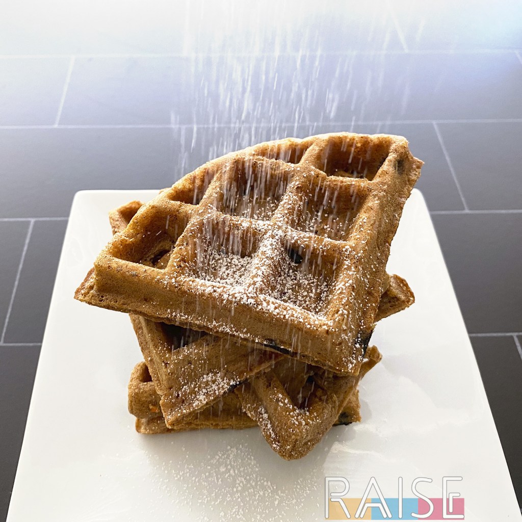 Carrot Cake Waffles Recipe by The Allergy Chef (Gluten Free, Vegan, Top 9 Allergy Free)