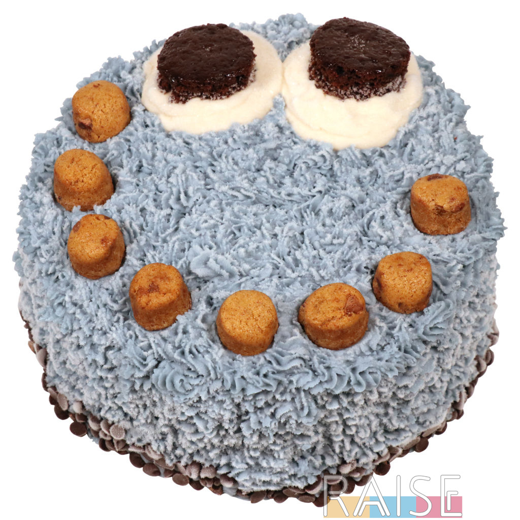 Cookie Monster Birthday Cake by The Allergy Chef (Gluten Free, Vegan, Dairy Free, Milk Free, Top 9 Allergy Free)