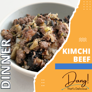 Dang! That's Delicious Kimchi Spicy Ground Beef Episode by The Allergy Chef