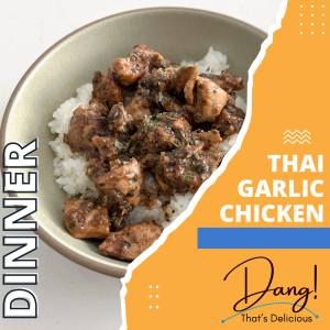 Dang Thats Delicious Crispy Thai Garlic Chicken Recipe by The Allergy Chef (Gluten Free, Top 9 Allergy Free)