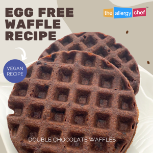 Chocolate Chocolate Chip Egg Free Waffle Recipe by The Allergy Chef (Gluten Free, Dairy Free, Vegan)