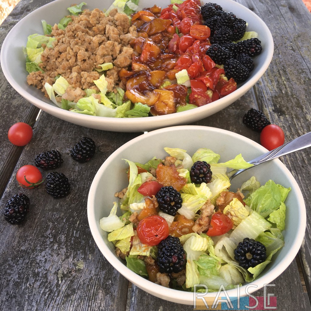 Peach and Blackberry Salad Recipe by The Allergy Chef (Dairy Free, Soy Free, Gluten Free, Grain Free)