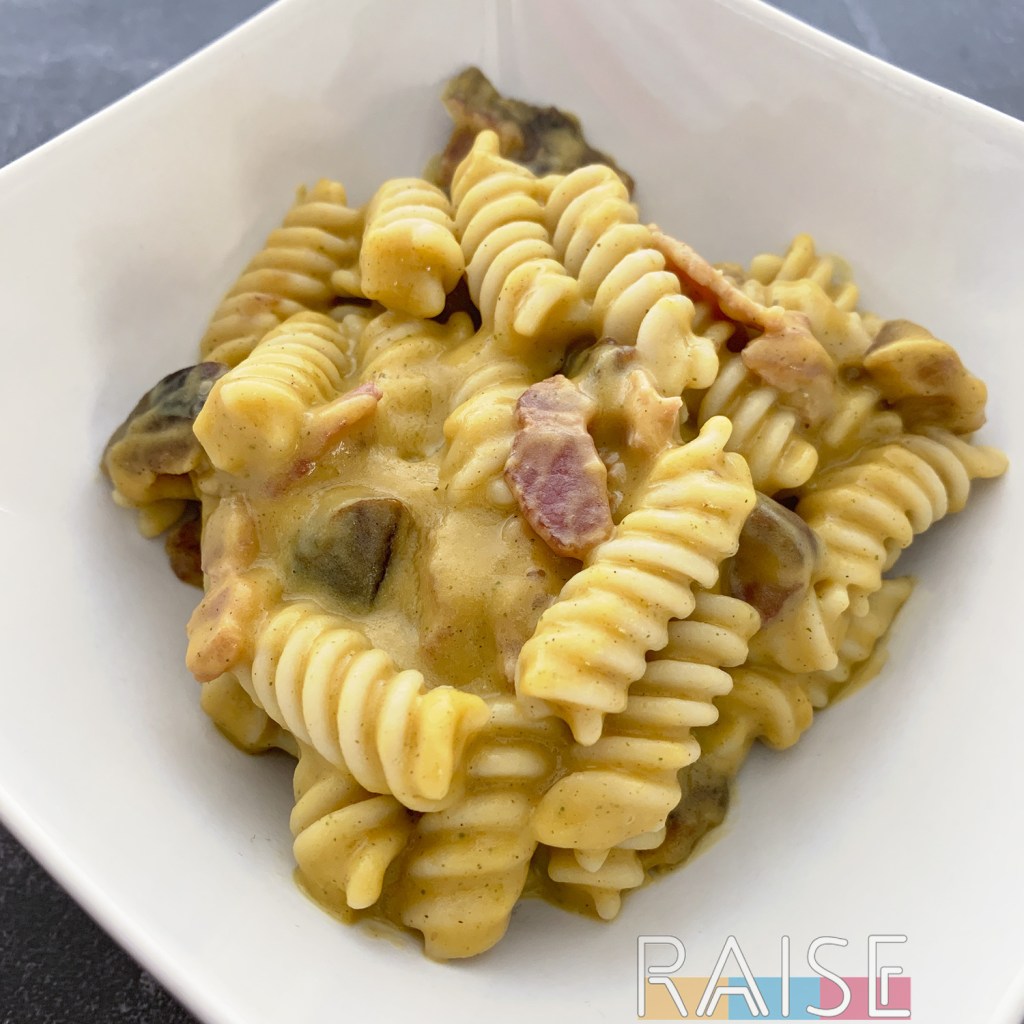 Date, Bacon, Squash Pasta Sauce by The Allergy Chef (Gluten Free, Allergy Friendly)