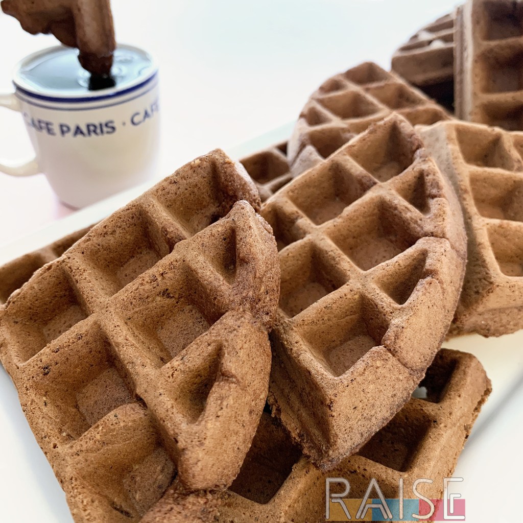 Gluten and Dairy Free Chocolate Coffee Waffles by The Allergy Chef (Vegan, Top 9 Allergy Free)