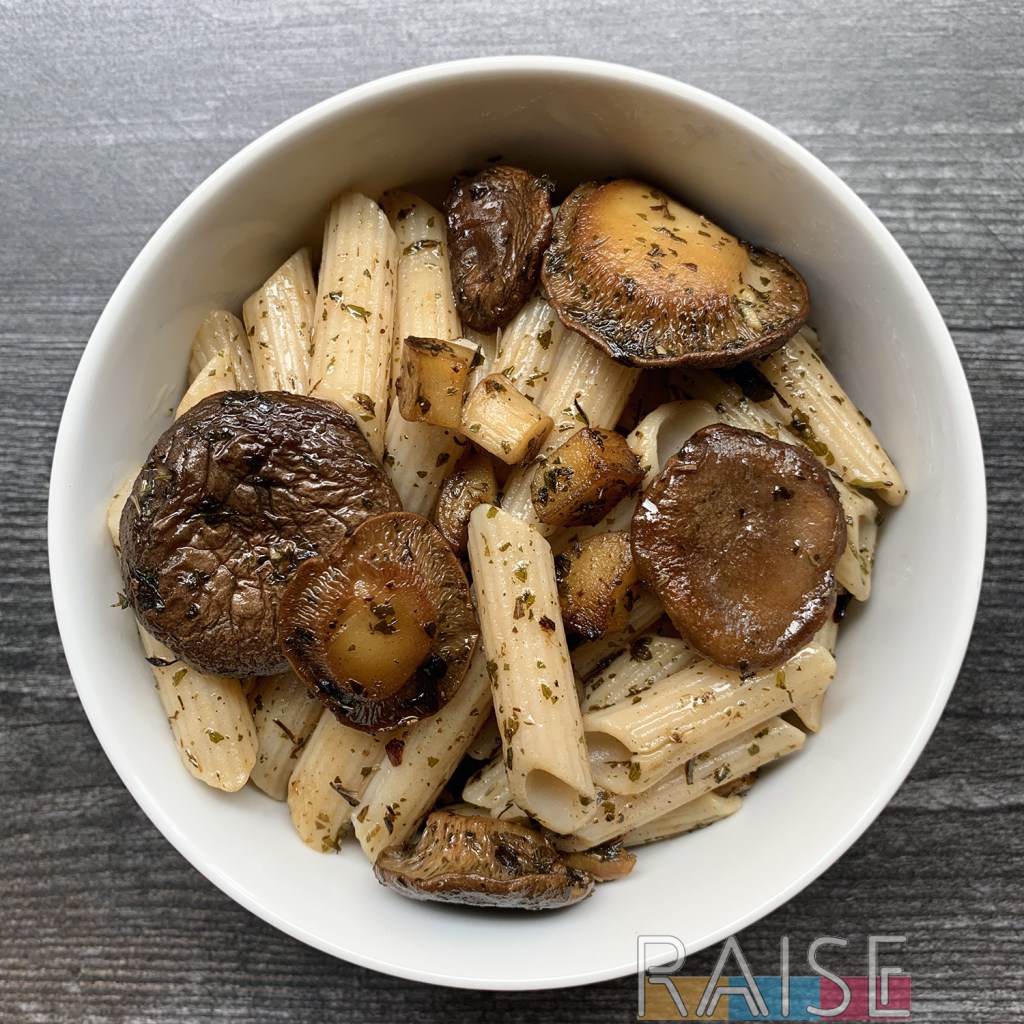 Easy Dairy Free & Soy Free Mushroom Pasta Recipe by The Allergy Chef