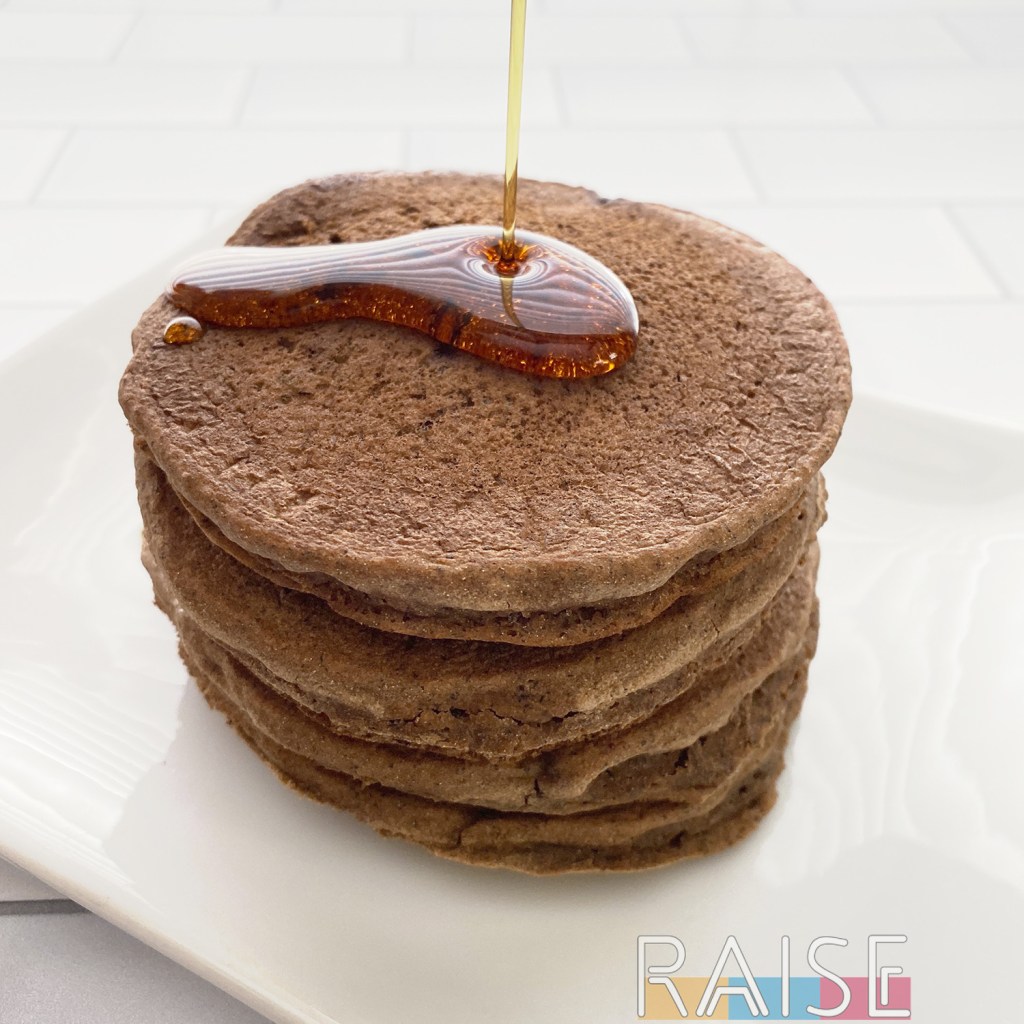 Chocolate Buckwheat Pancakes (Egg Free, Dairy Free, Vegan, Gluten Free, Top 9 Free) by The Allergy Chef