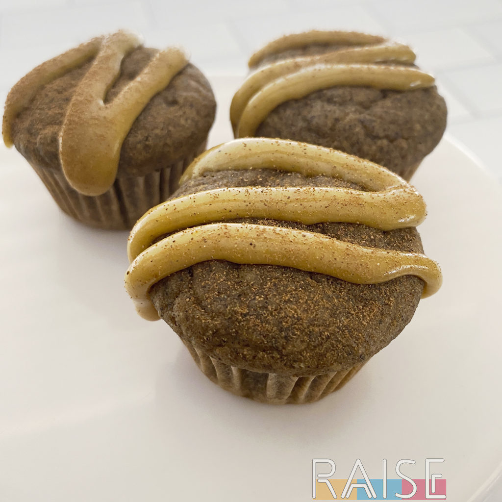 Gluten Free, Egg Free Baked Pumpkin Donuts Mini Muffins with Glaze by The Allergy Chef (Top 9 Allergy Free)