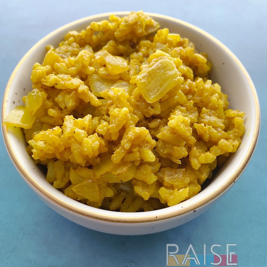 Dairy Free Creamy Turmeric and Date Rice by The Allergy Chef (Gluten Free, Top 9 Allergy Free, Vegan)