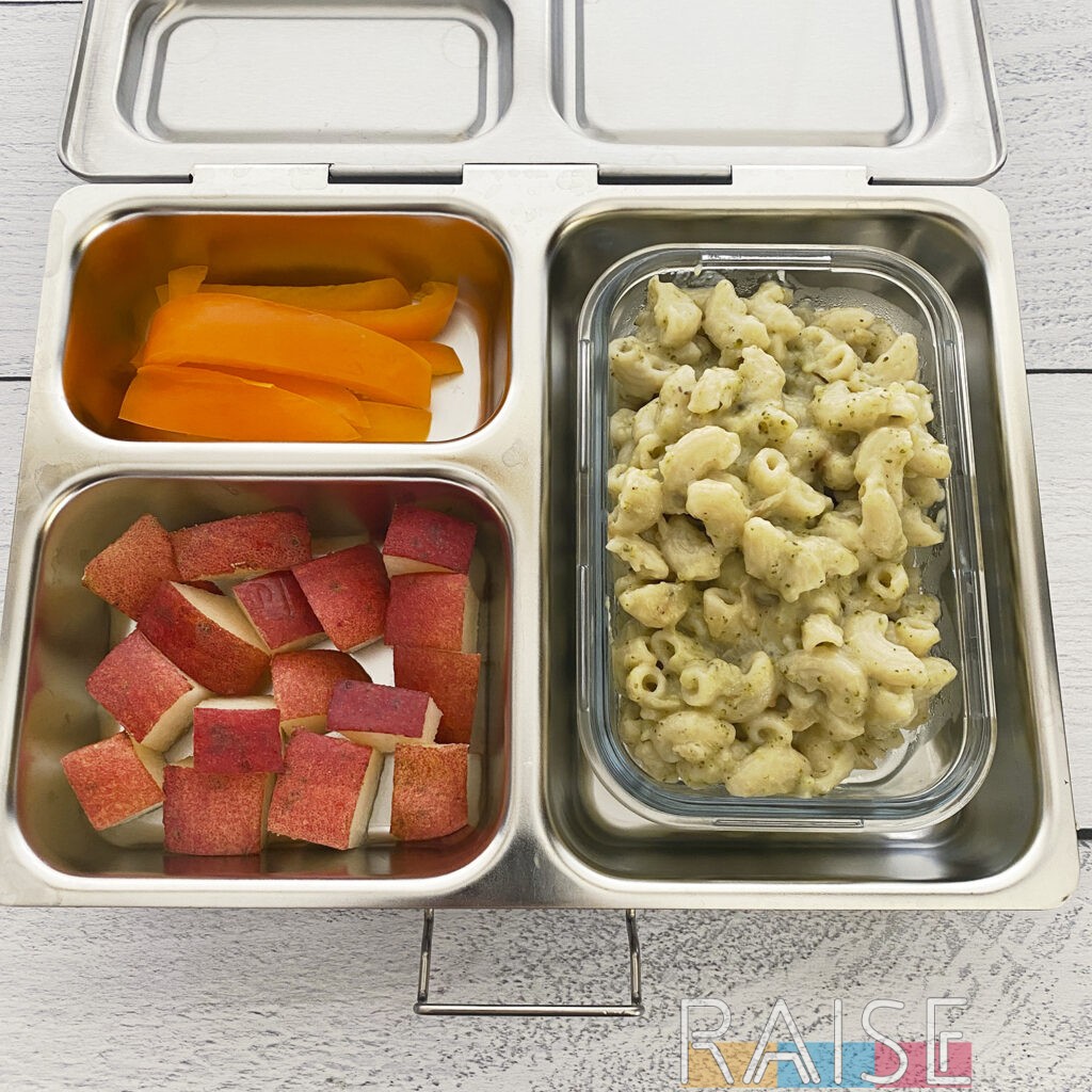 Dairy Free Mac n Cheese Lunchbox for Toddlers by The Allergy Chef (Vegan, Gluten Free)