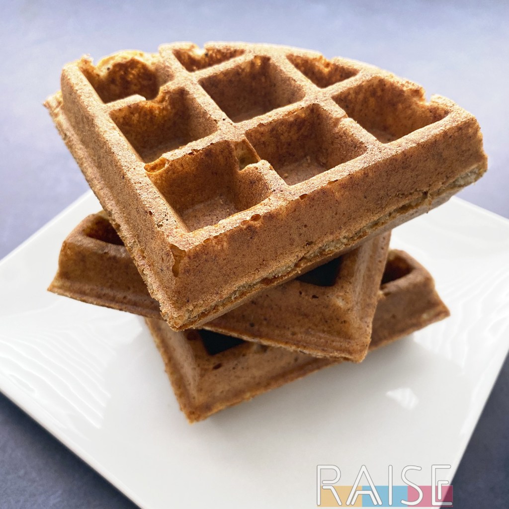 Gluten Free Mango Waffles by The Allergy Chef (Dairy Free, Egg Free, Vegan)