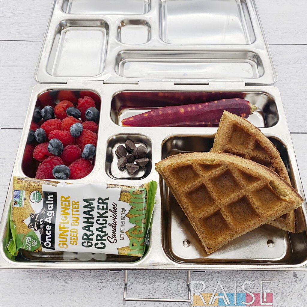 Waffles Lunchbox for Toddlers by The Allergy Chef