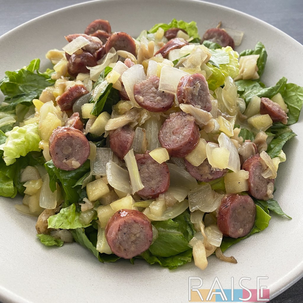 Gluten Free, Dairy Free, Egg Free Breakfast Sausage Salad by The Allergy Chef