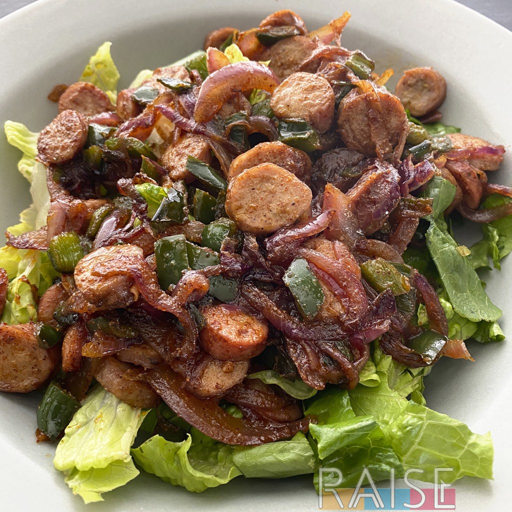 Spicy Sausage Breakfast Salad by The Allergy Chef (Egg and Dairy Free)