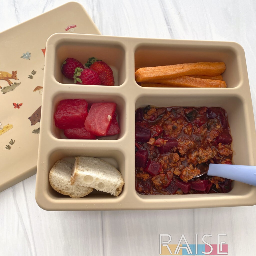 Beet Chili Lunch for Toddlers by The Allergy Chef (Top 9 Allergy Free)