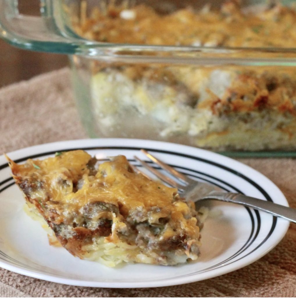 Safely Delish Egg Free Breakfast Casserole