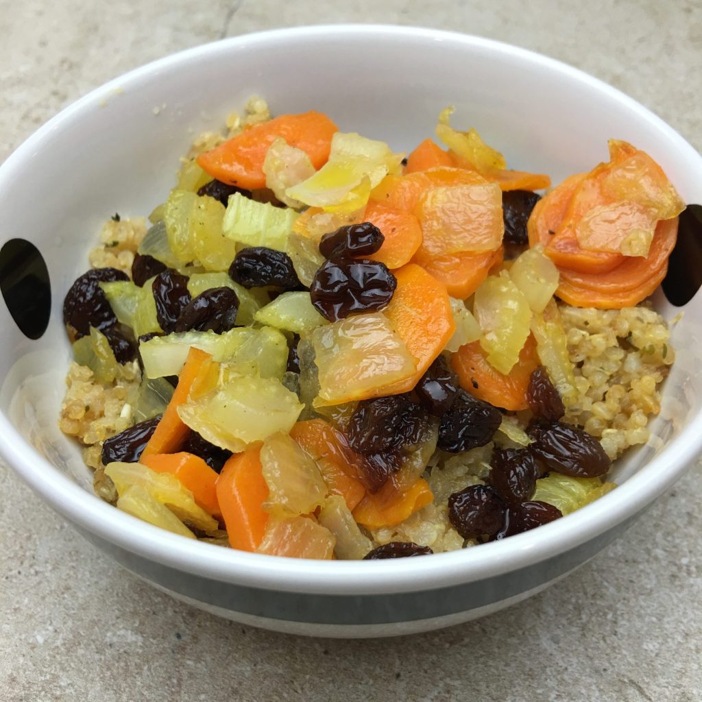 Sweet Vegetables and Quinoa Cookup by The Allergy Chef (Gluten Free, Vegan, Low Histamine, Top 9 Allergy Free)