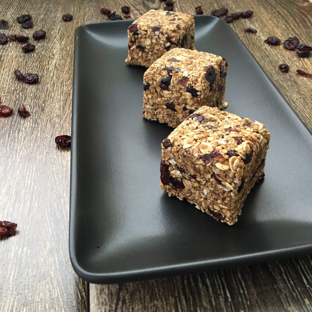 Dairy Free, Gluten Free Cranberry Oat Cubes Recipe by The Allergy Chef (Vegan)