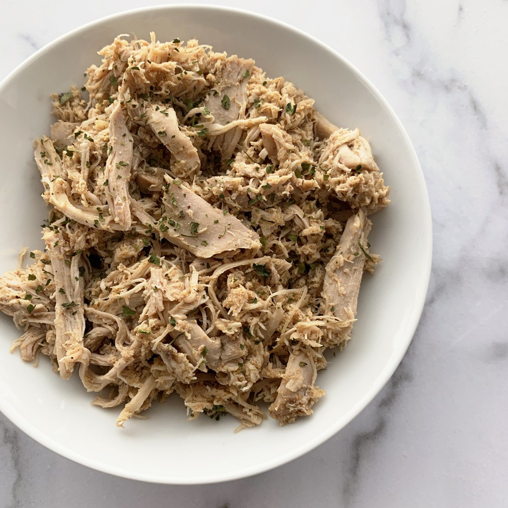 Easy Shredded Chicken Recipe by The Allergy Chef (Gluten Free, Dairy Free, Top 9 Allergy Free)