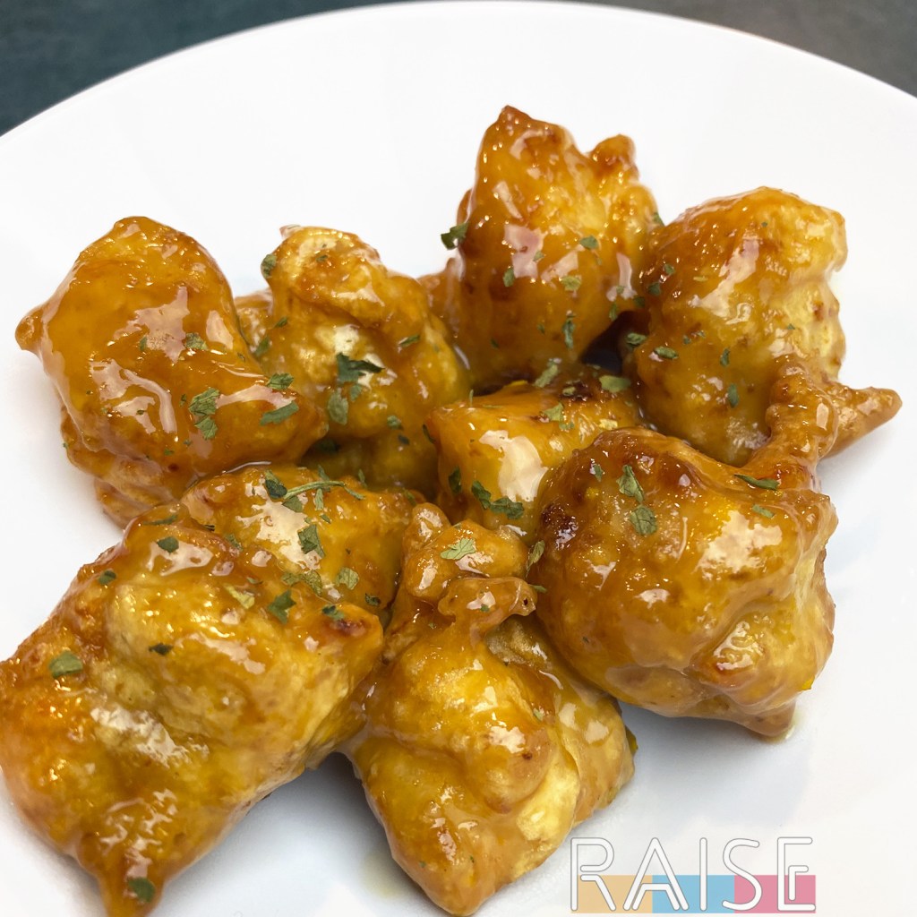 Gluten Free, Dairy Free, Refined Sugar Free Fried Orange Chicken Recipe by The Allergy Chef