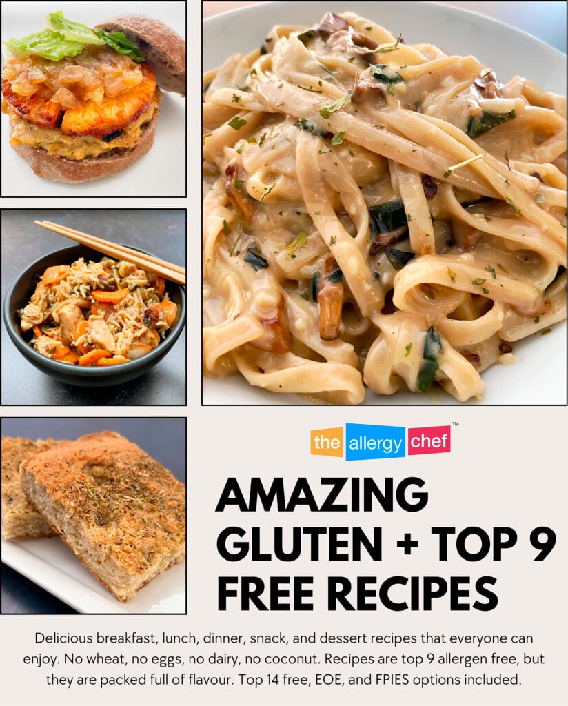 Gluten Free + Top 9 Free Cookbook by The Allergy Chef