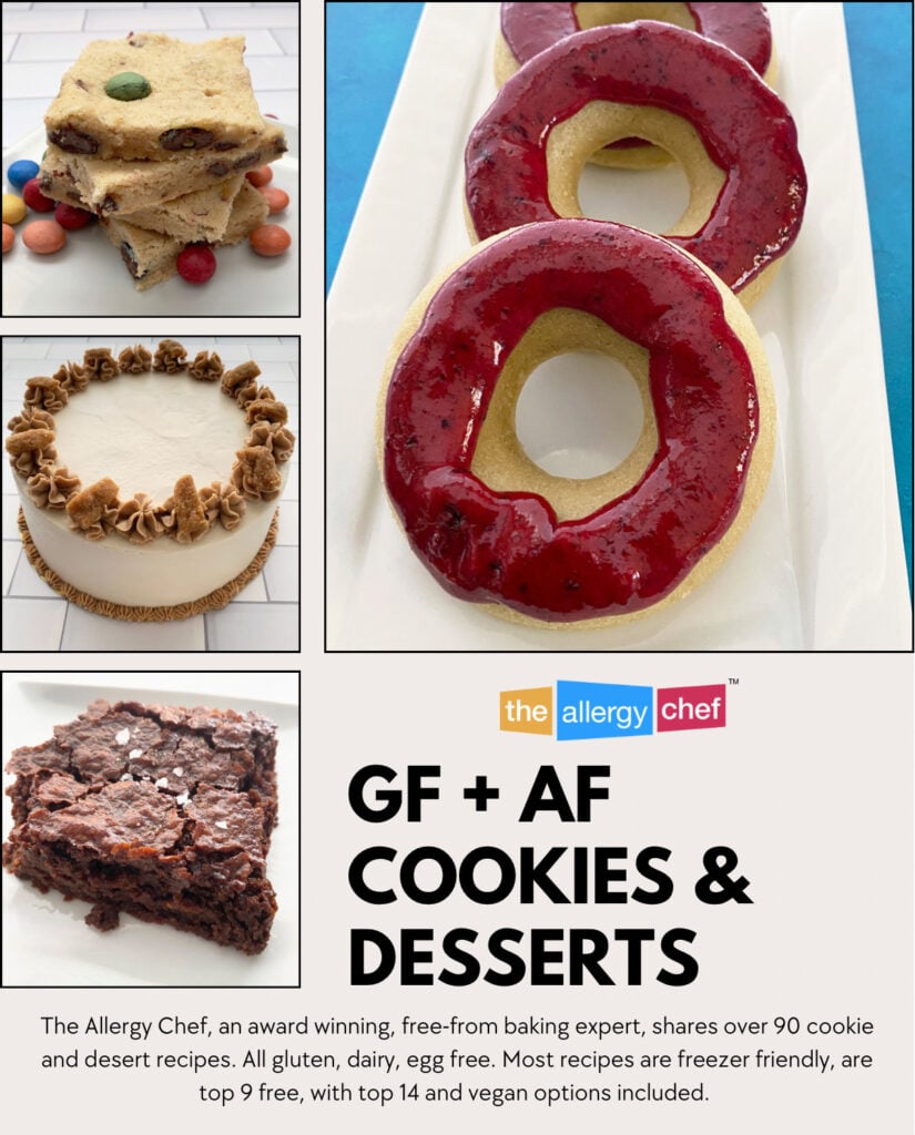 Gluten Free & Allergy Friendly Desserts Cookbook by The Allergy Chef