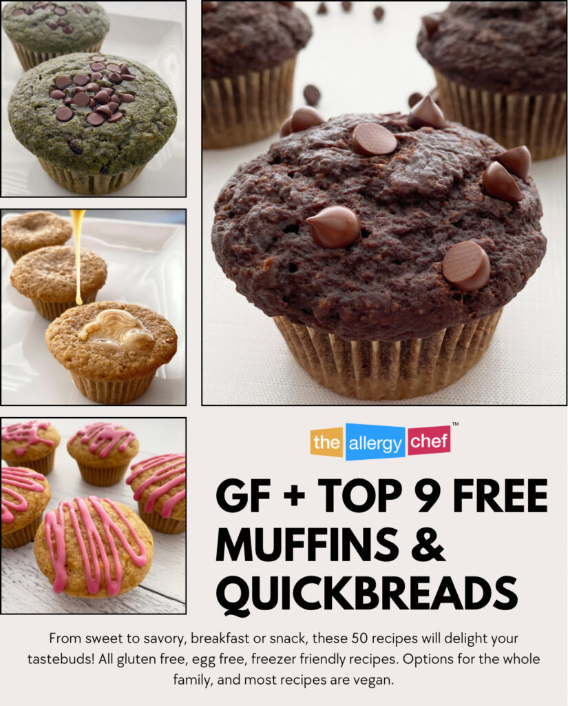 Gluten Free + Top 9 Free Muffin, Quickbreads, and Donuts Cookbook by The Allergy Chef