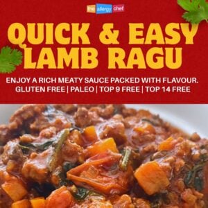 Quick and Easy Lamb Ragu Recipe by The Allergy Chef (gluten free, top 9 free, top 14 free)