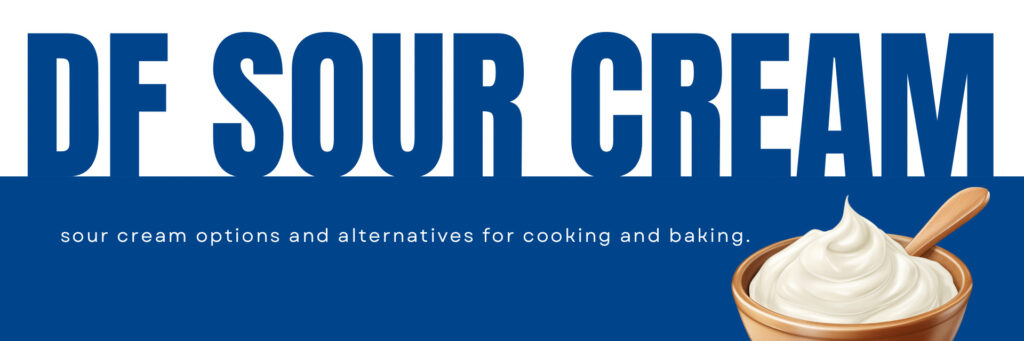 Dairy Free Sour Cream Substitutes by The Allergy Chef