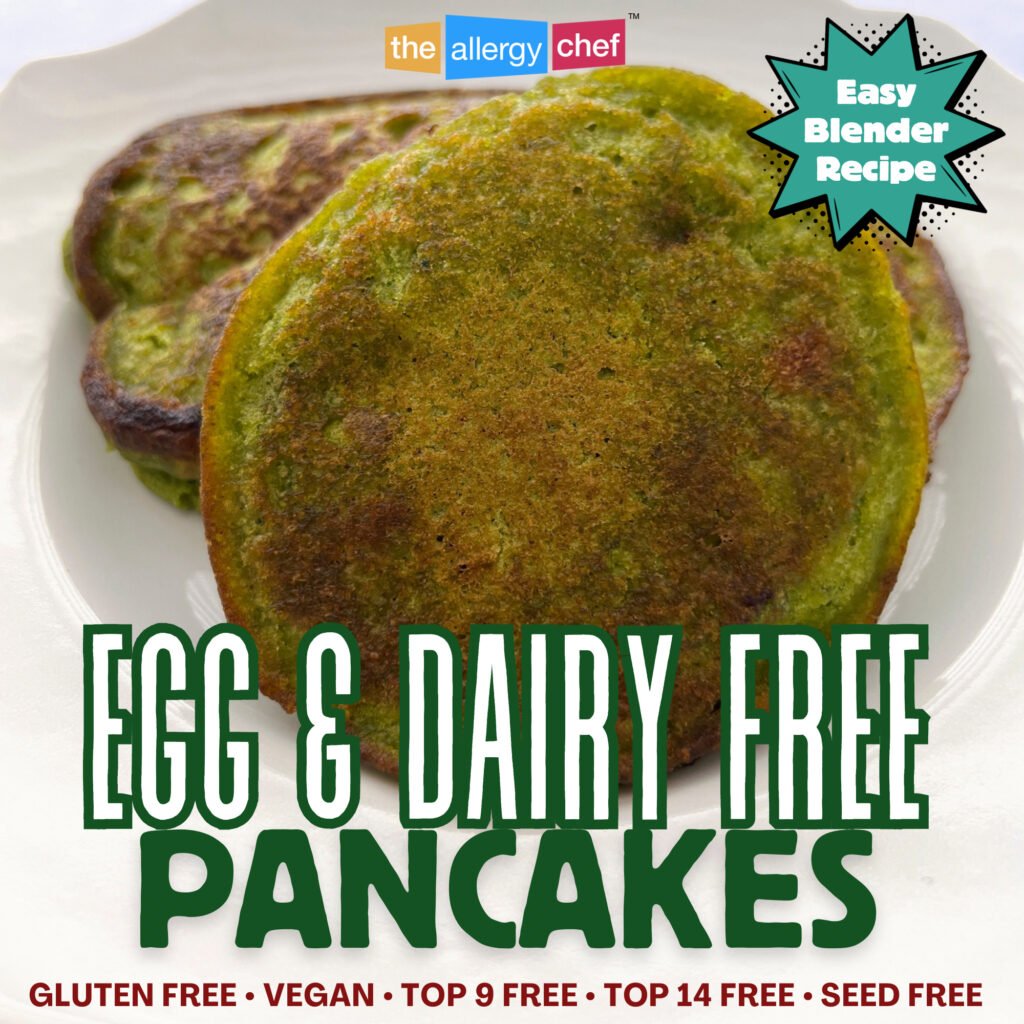 Egg Free Dairy Free Pancakes by The Allergy Chef (vegan, top 9 and 14 free)