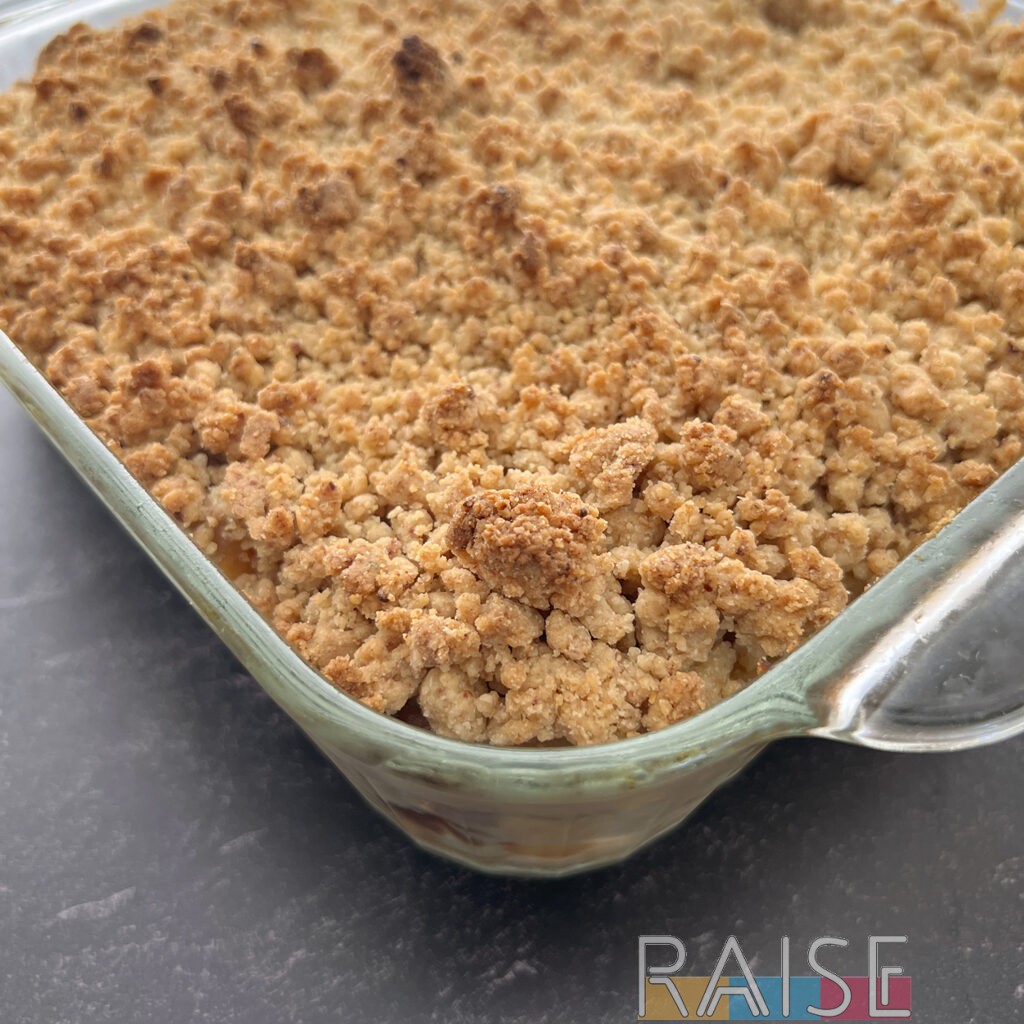 Vegan Apple Crumble Recipe (corn free, gluten free, grain free) by The Allergy Chef