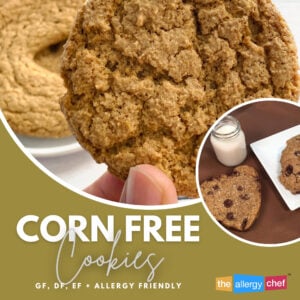 Corn Free Cookies by The Allergy Chef (Gluten Free, Egg Friendly, Allergy Friendly)
