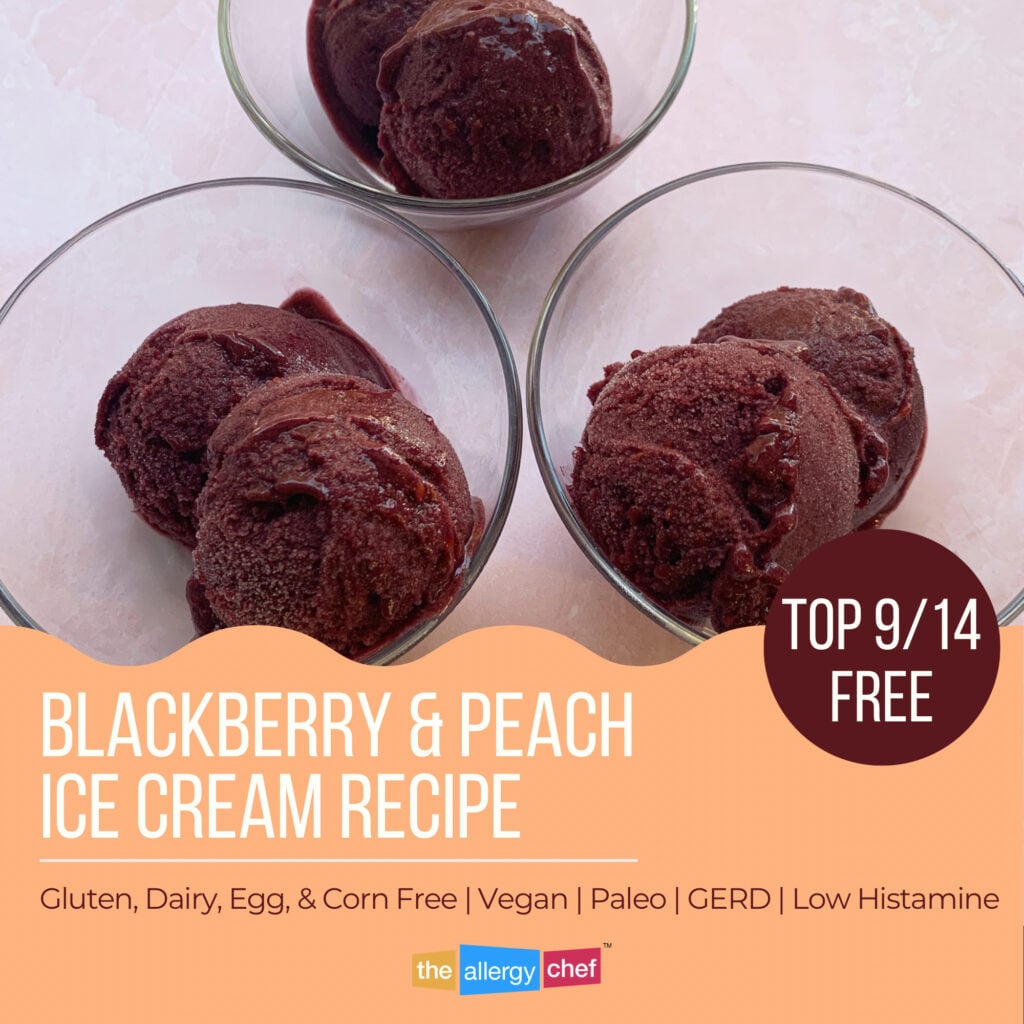 Corn Free, Dairy Free, Refined Sugar Free Ice Cream Recipe by The Allergy Chef