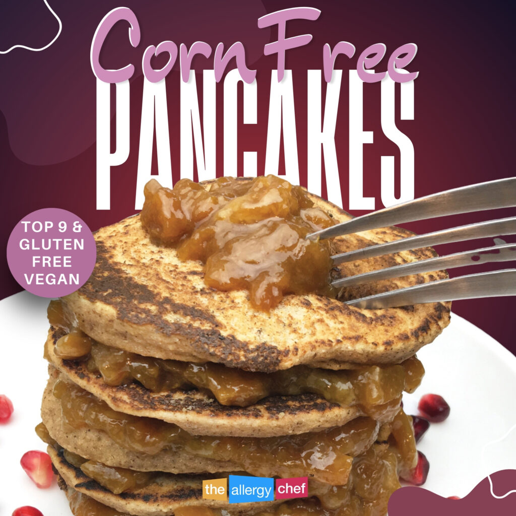 Corn Free Pancakes Recipe by The Allergy Chef (Gluten Free, Vegan, Top 9 Free)