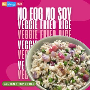 Easy Vegan Fried Rice Recipe Without Egg by The Allergy Chef (Gluten Free, Top 9 Free)