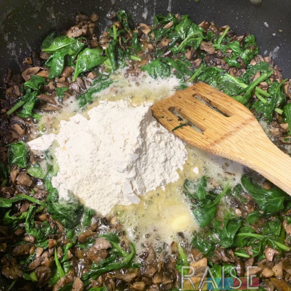 Flour and Butter in Pan for Creamy Sauce by The Allergy Chef