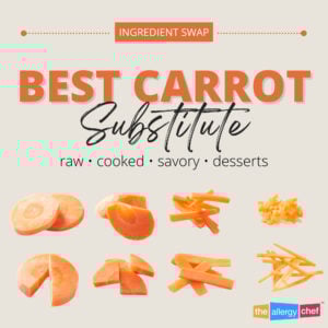Carrot Substitute in Soup, Mirepoix, Baking, Curry, Stew, and More by The Allergy Chef