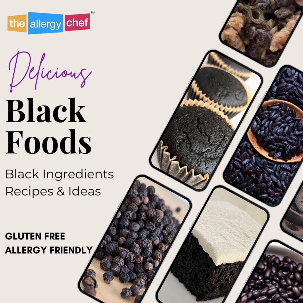 List of Black Foods - Black Fruits, Black Vegetables, Misc Black Foods by The Allergy Chef